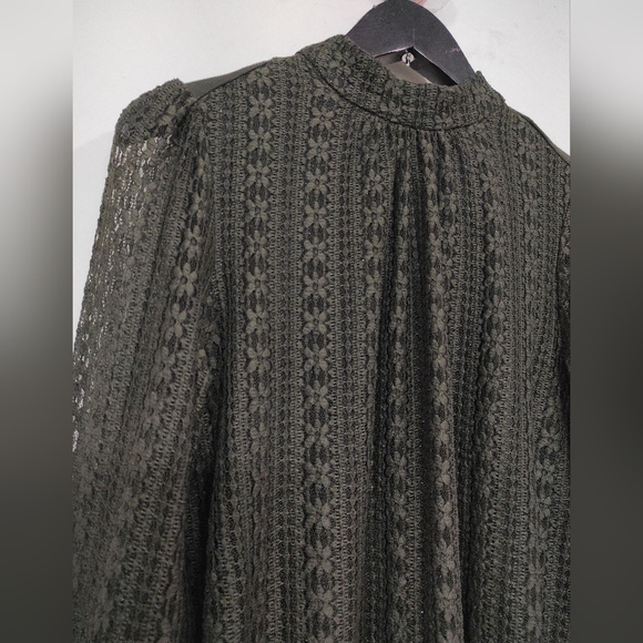 Olive Green Mesh Top 💚 - Picture 6 of 15